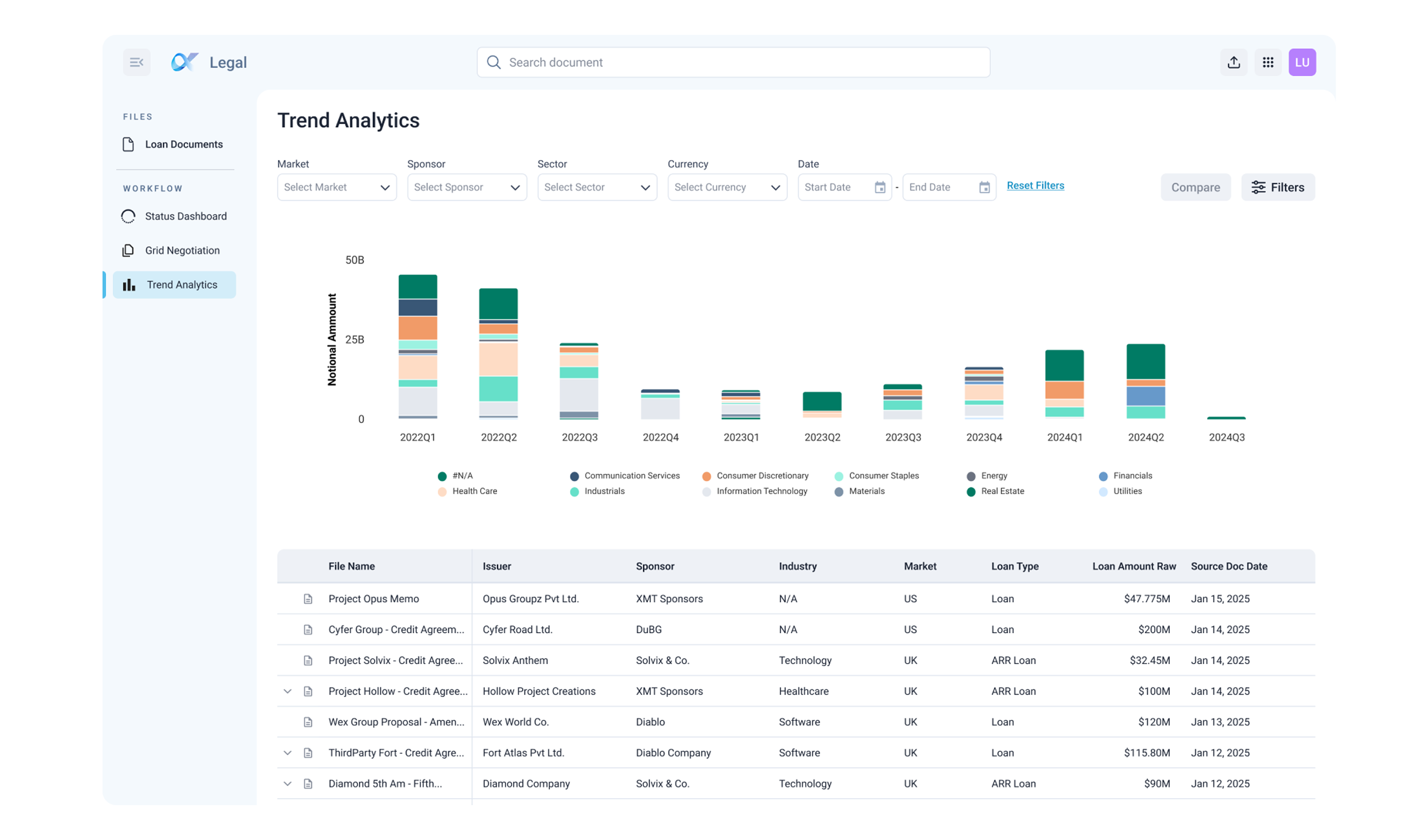Term Grid Tool Interface