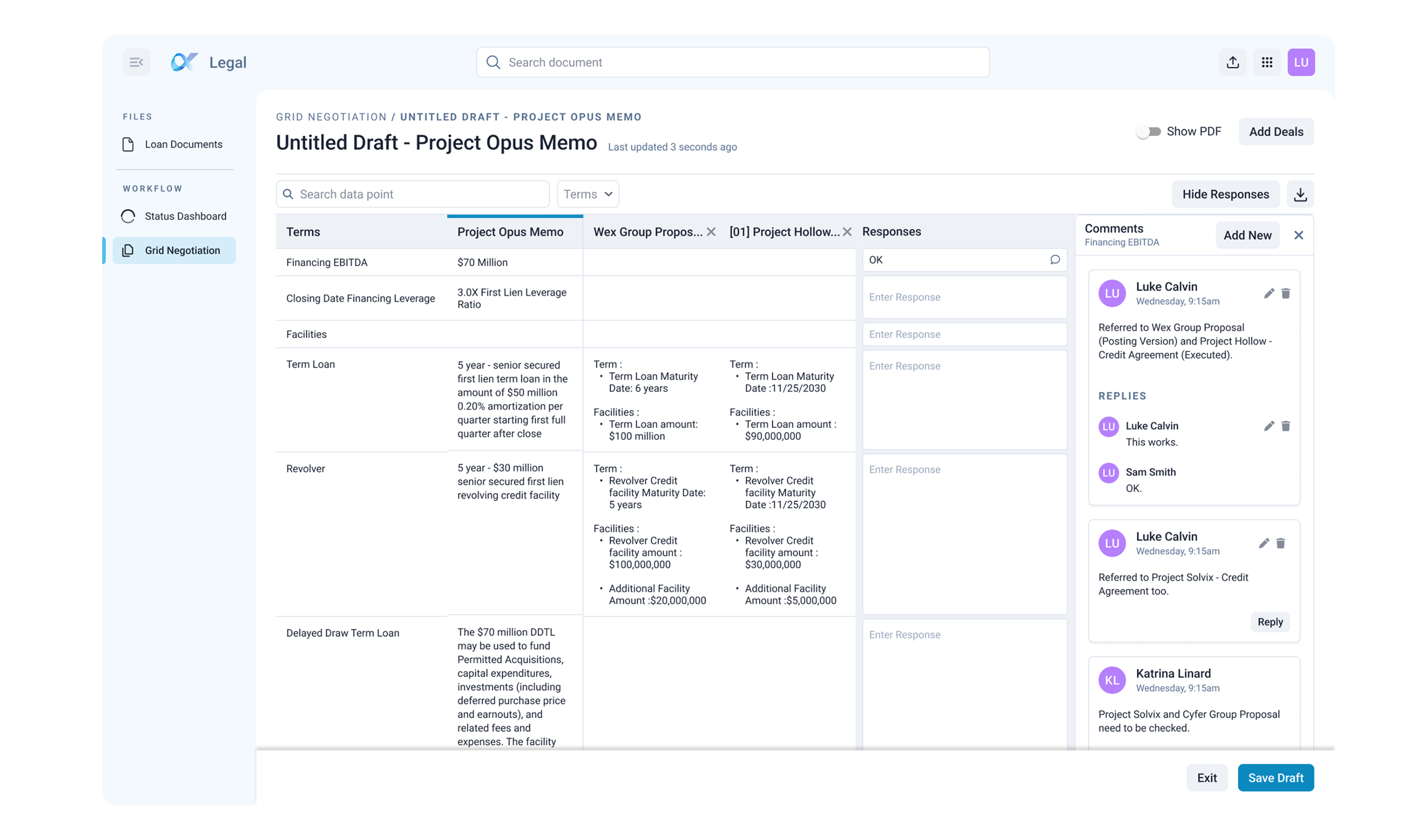 Term Grid Tool Interface